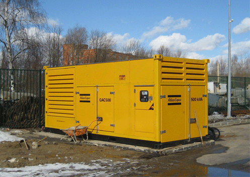Дизельная электростанция (генератор) Atlas Copco QAC500
