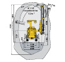 Схема буровой установки Atlas Copco Simba H157