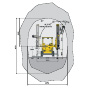 Схема буровой установки Atlas Copco Simba S7 D